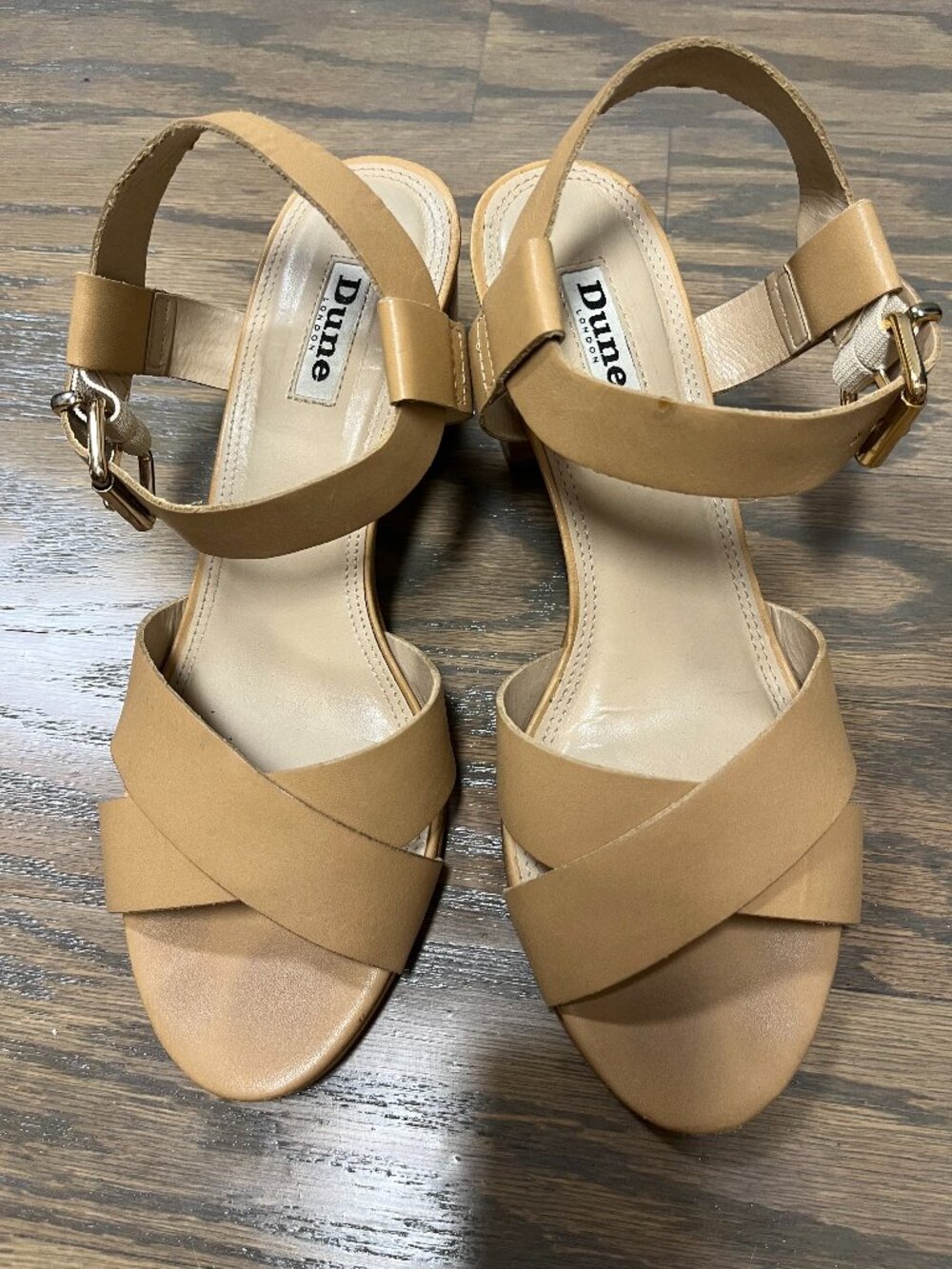 DUNE London Leather Sandal Size 39